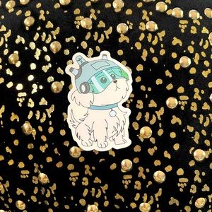 3/$10 Rick and Morty sticker - Snuffles/Snowball